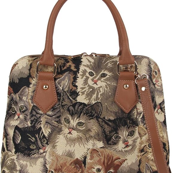Tapestry Hand Bag Shoulder Bag Cross Body bag Satchel Bag for Women Girls Teen - Picture 1 of 6